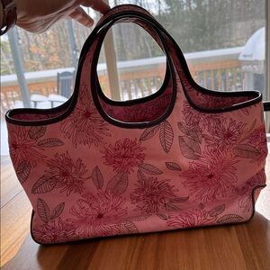 Express Floral Pink Tote Bag
